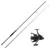 Okuma Azaki Spin 962ML 286cm 7-28g Med DynaDrag Baítfeeder DAXP 3000 Samt Påspolad Flätlina