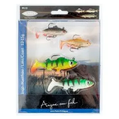 Fladen Softlure Perch Roach Rudd 12-15g 4-pack