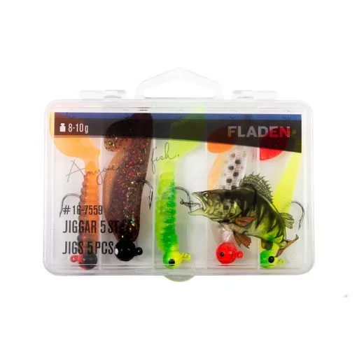 Fladen Jigs 8-10g 5pcs In Plastic Box 7 Fladen Jigs 8-10g 5pcs In Plastic Box -Fiskestang til fluefiskeri Butik 16 7559 1