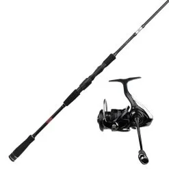 Daiwa TD Pitch Black/Fuego Abborre- & Göscombo