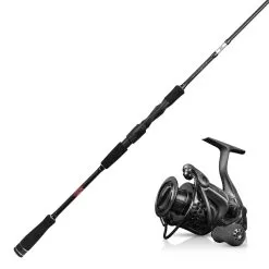 Daiwa TD Pitch Black/Okuma Abborre- & Göscombo