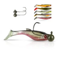 Söder Tackle Scout Shad Tungsten Round Jig Head Bundle